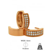 Round Sterling Silver Earrings